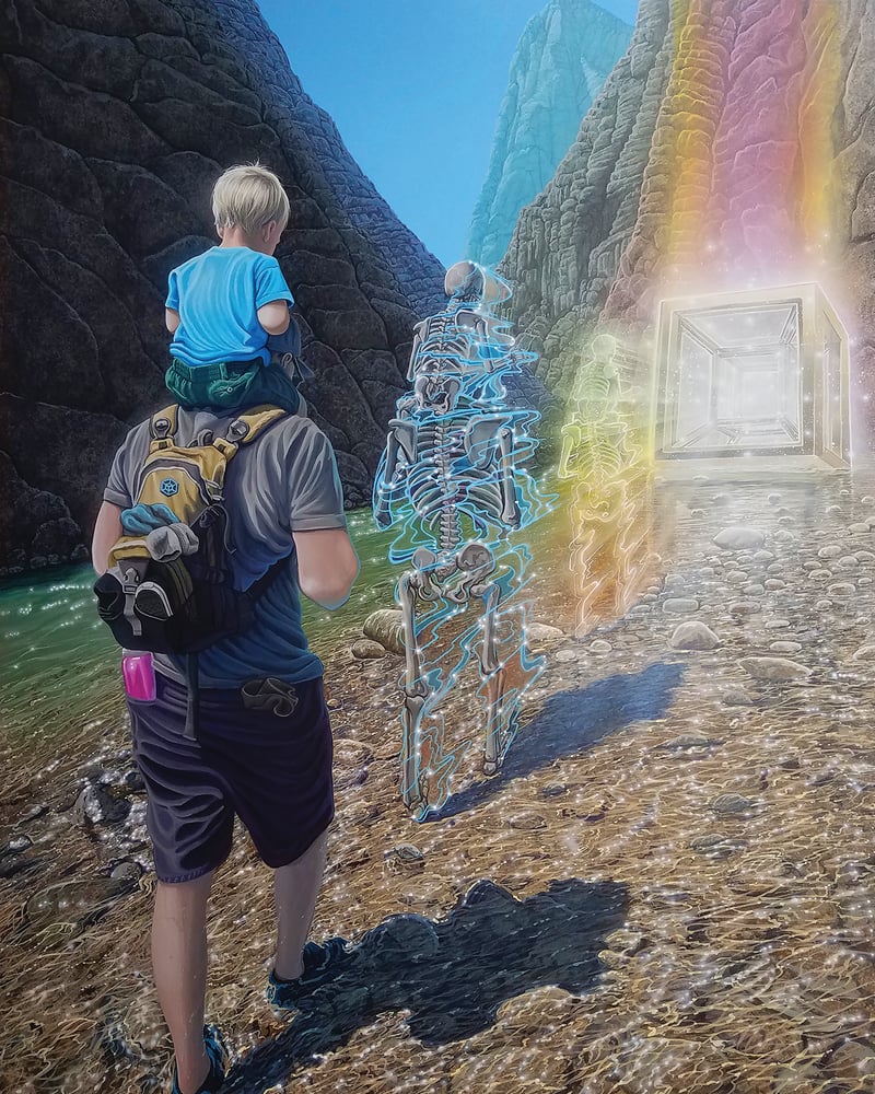 Image of Limited Edition Print of "Narrow Escape" 