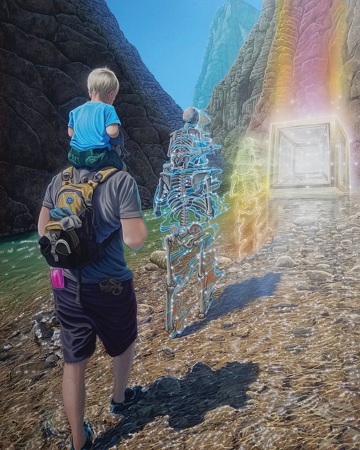 Image of Limited Edition Print of "Narrow Escape" 