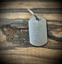 Titanium dog tag blank