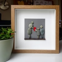 Image 1 of mother/grandmother and two children artwork