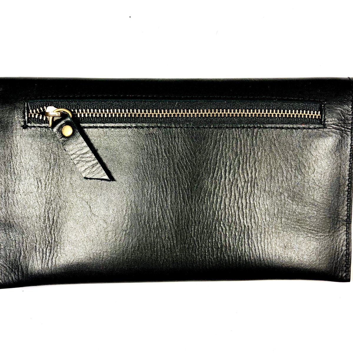 Image of Mini clutch in black with tassel