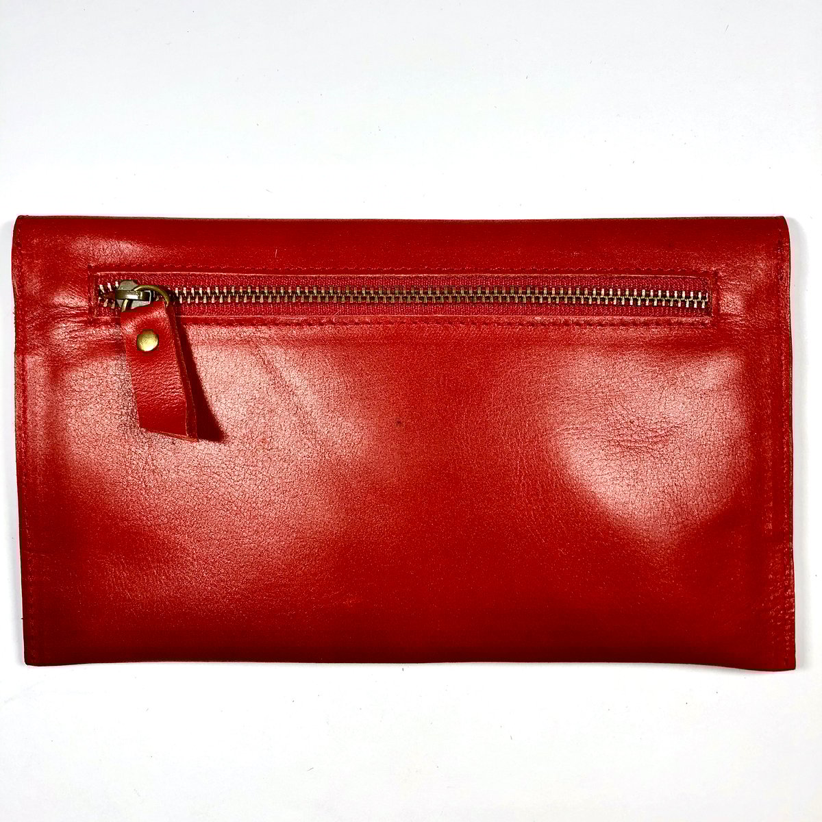 Image of Mini clutch in red with tassel