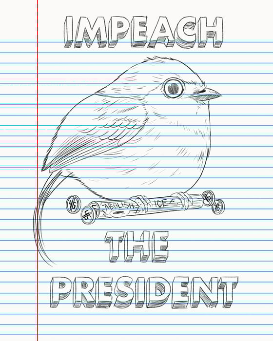 Image of Wire-tailed Manakin (Sketch)