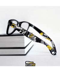 Image 4 of Custom Batman comic sunglasses/glasses by Ketchupize