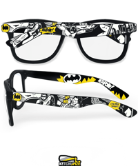 Image 5 of Custom Batman comic sunglasses/glasses by Ketchupize