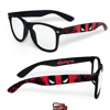 Custom Deadpool splatter sunglasses/glasses by Ketchupize