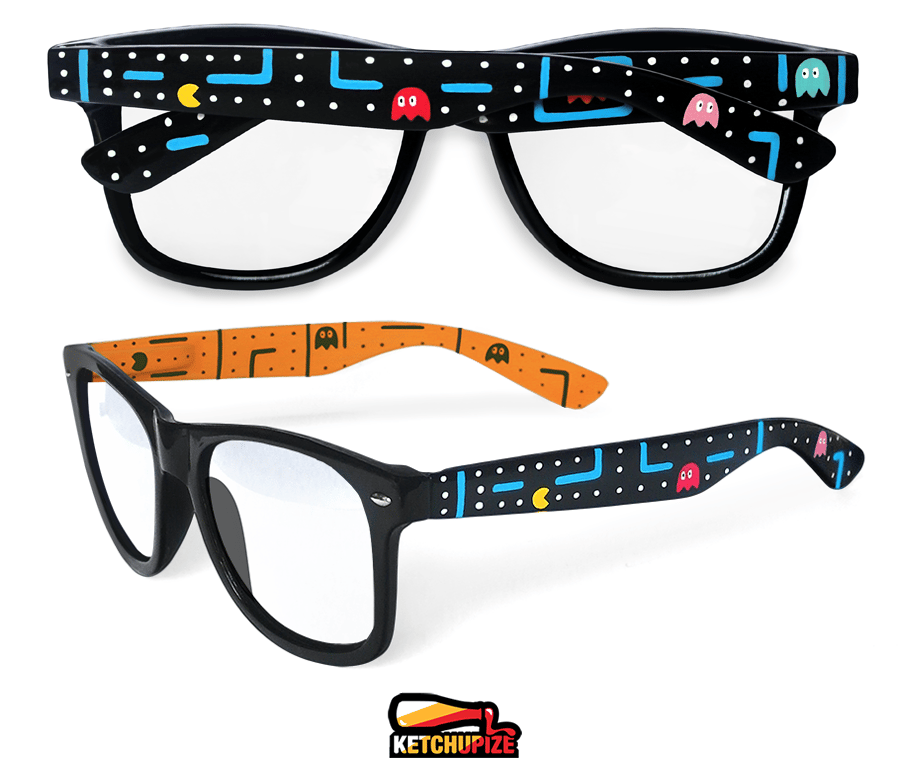 Custom arcade video game sunglasses/glasses by Ketchupize Ketchupize