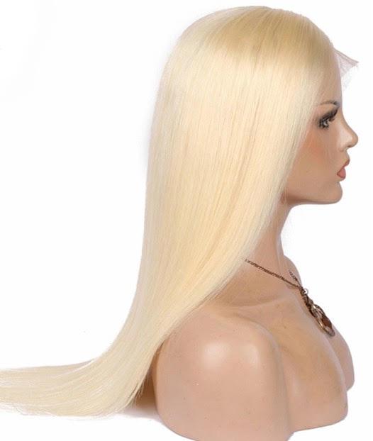 blonde straight wig