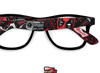 Custom Deadpool comic sunglasses/glasses by Ketchupize