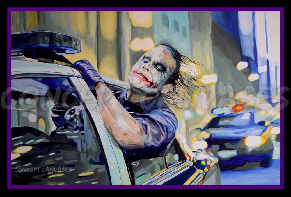 Image of The Joker ‘Live Without Rules’ A3 Print 