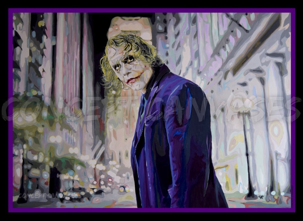 Image of The Joker ‘Ahead Of The Curve’ A3 Print 