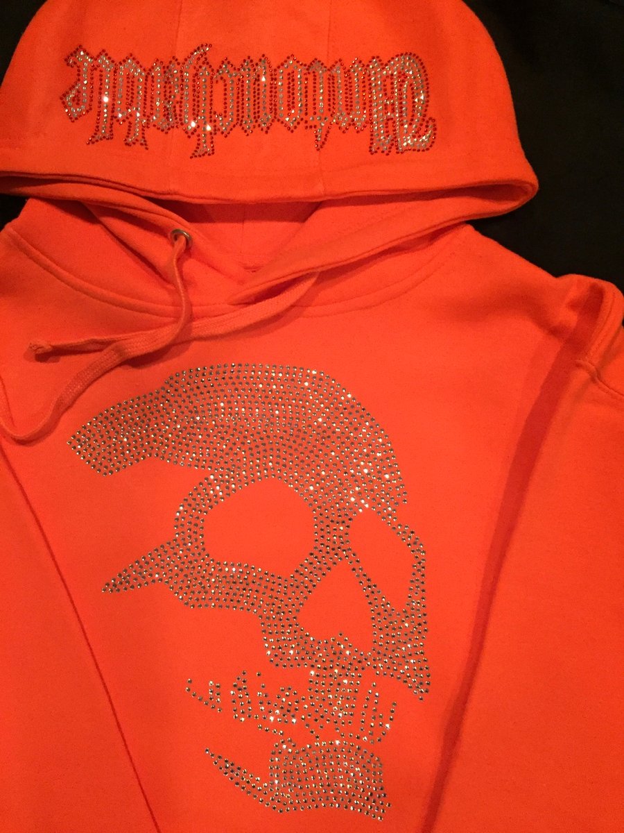 Image of Untouchable Lifestyle Skullgang Hoodie Orange