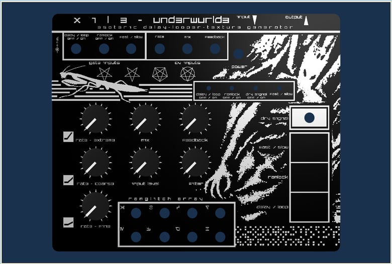 Image of UNDERWURLDE - esoteric delay/circuit bent  looper/glitch+texture generator - desktop unit