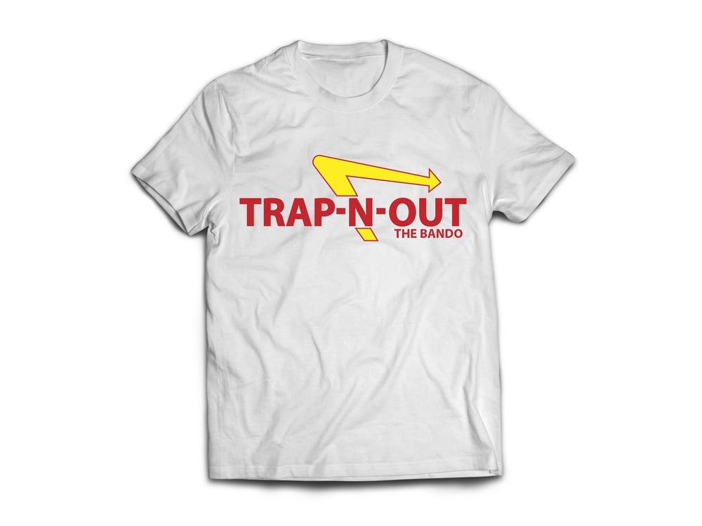 Image of TrapNOut The Bando White T-Shirt