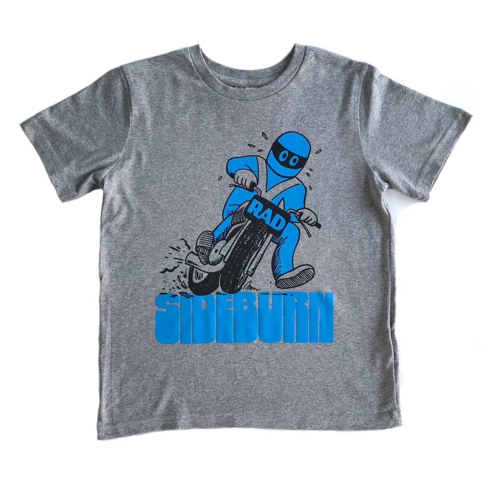 Rad Kid's T-shirt - Grey | Sideburn