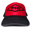 PIG Logo Trucker Red/Blk