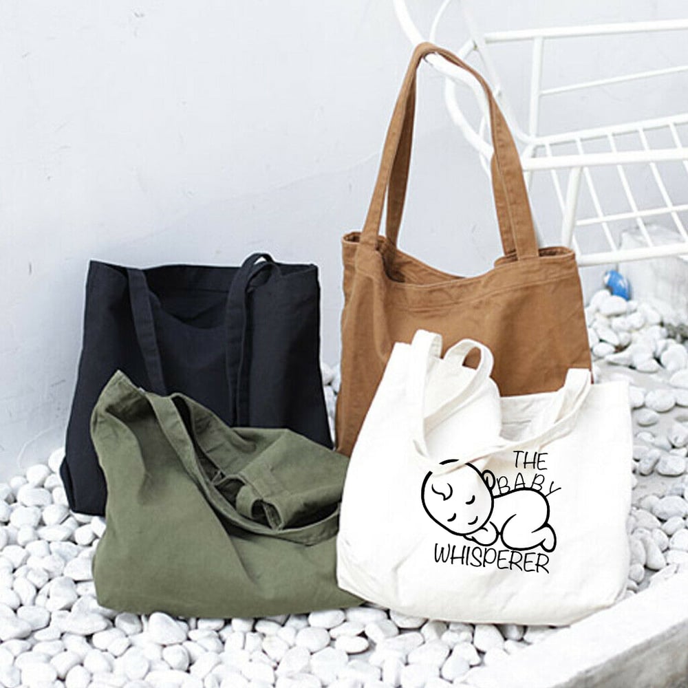 Embroidered Baby Whisperer Canvas Tote | Modest Little Me Boutique