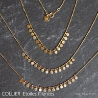 COLLIER Etoiles Filantes