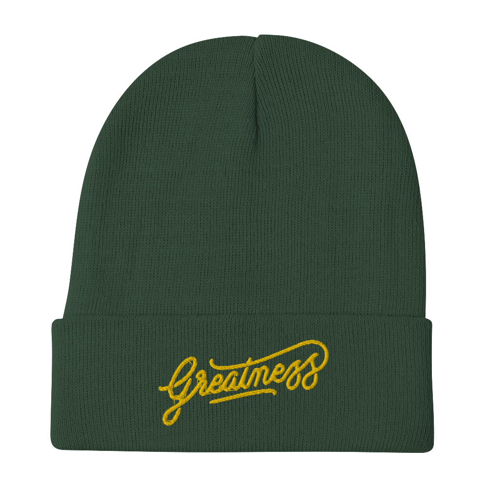 Image of GREATNESS CUFFED BEANIE