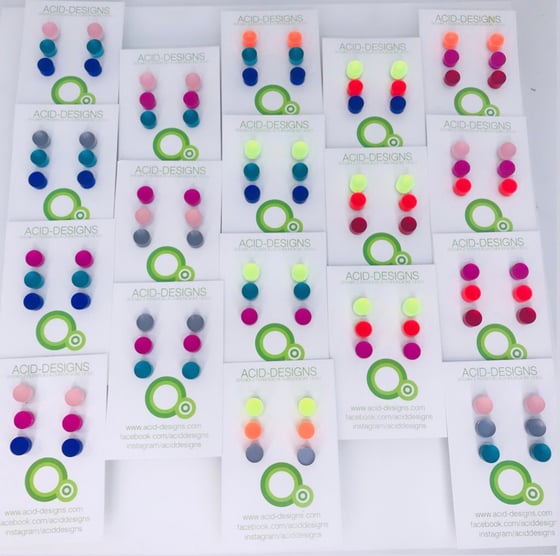 Image of Set náušniček Circle mini