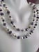 Image of DOUBLE STRAND PEARL AND SWAROVSKI CRYSTAL NECKLACE SET