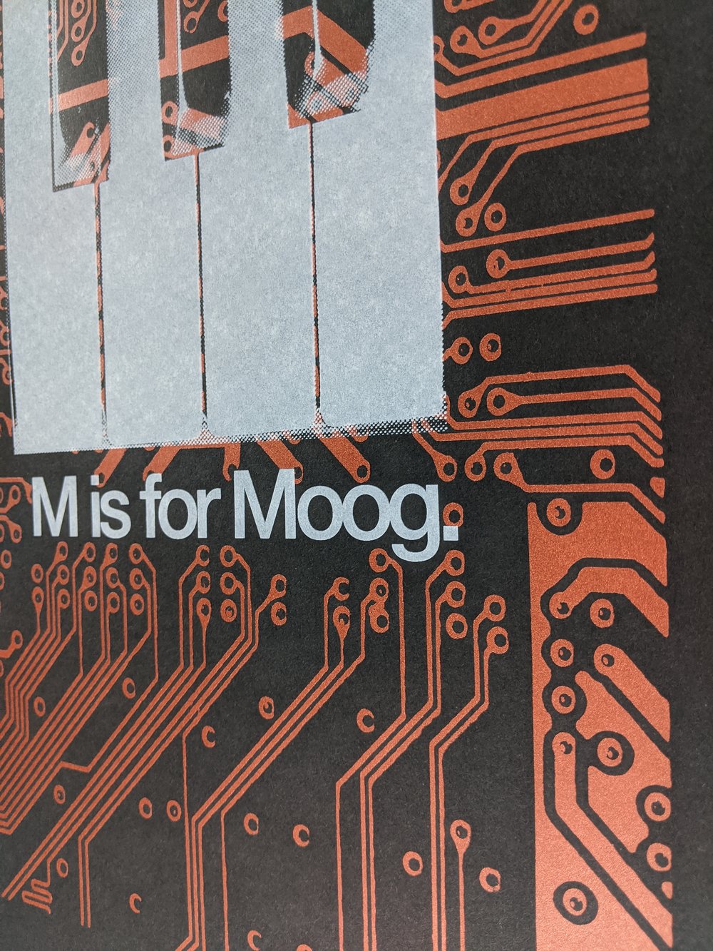 "M is for Moog" (Copper Edition)