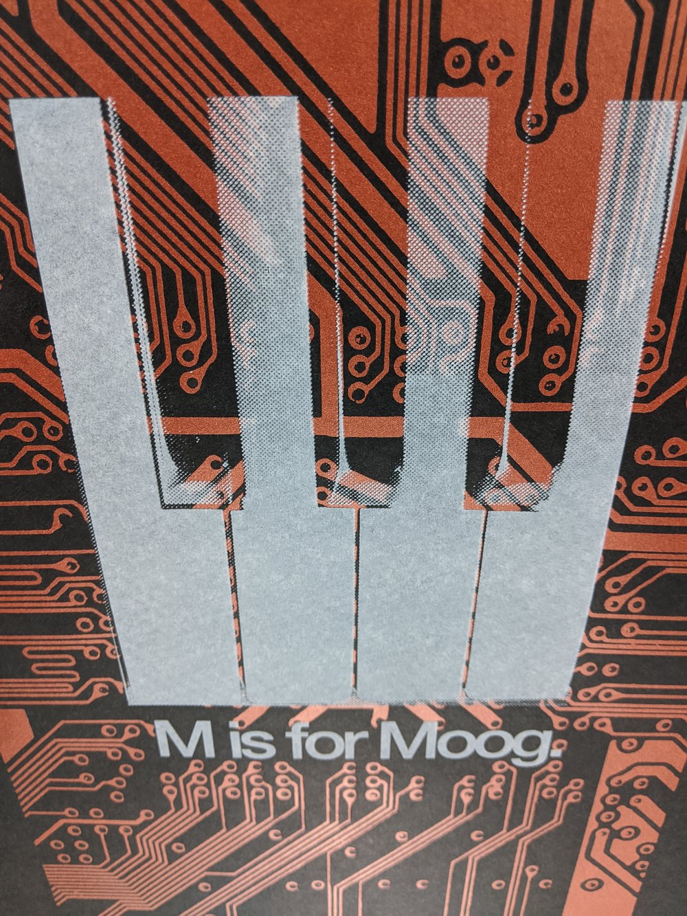 "M is for Moog" (Copper Edition)