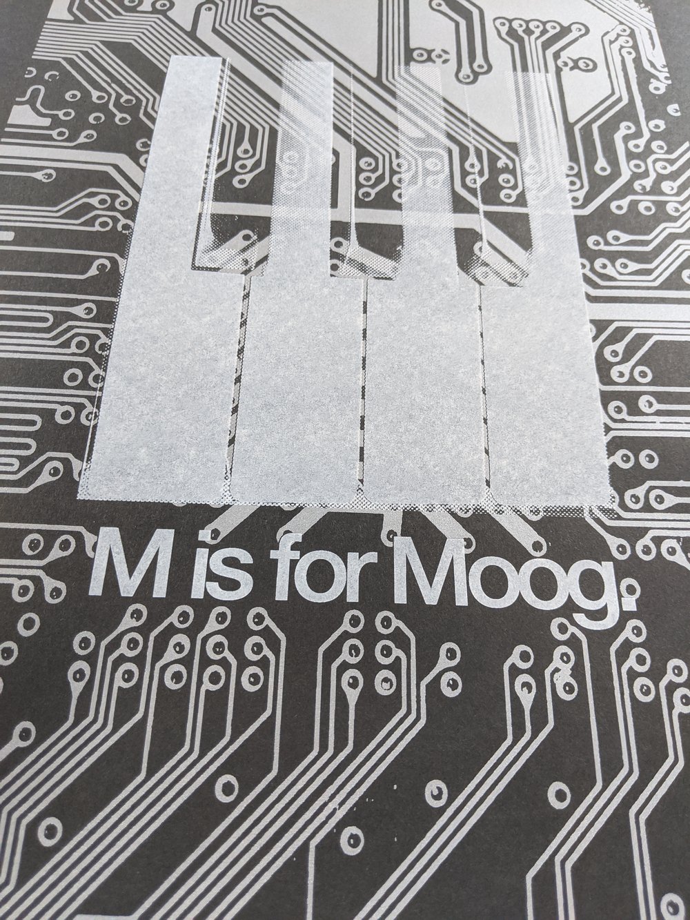 "M is for Moog" (Silver Edition)