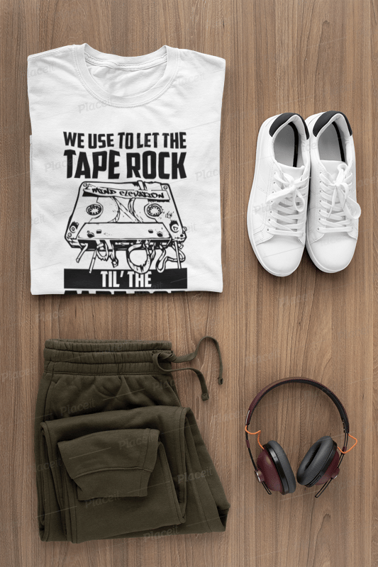 Image of CASSETTE - TAPE / MIX - TAPE  ( UNISEX ) Tape Rock/Til The Tape Pop
