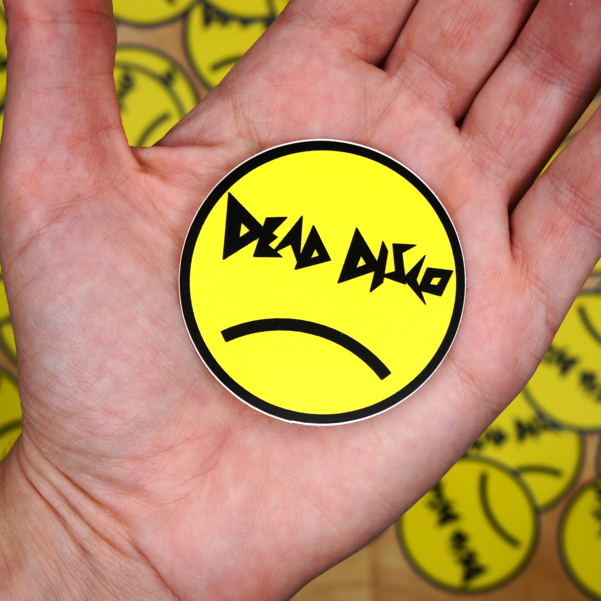 Dead Disco Smiley Sticker