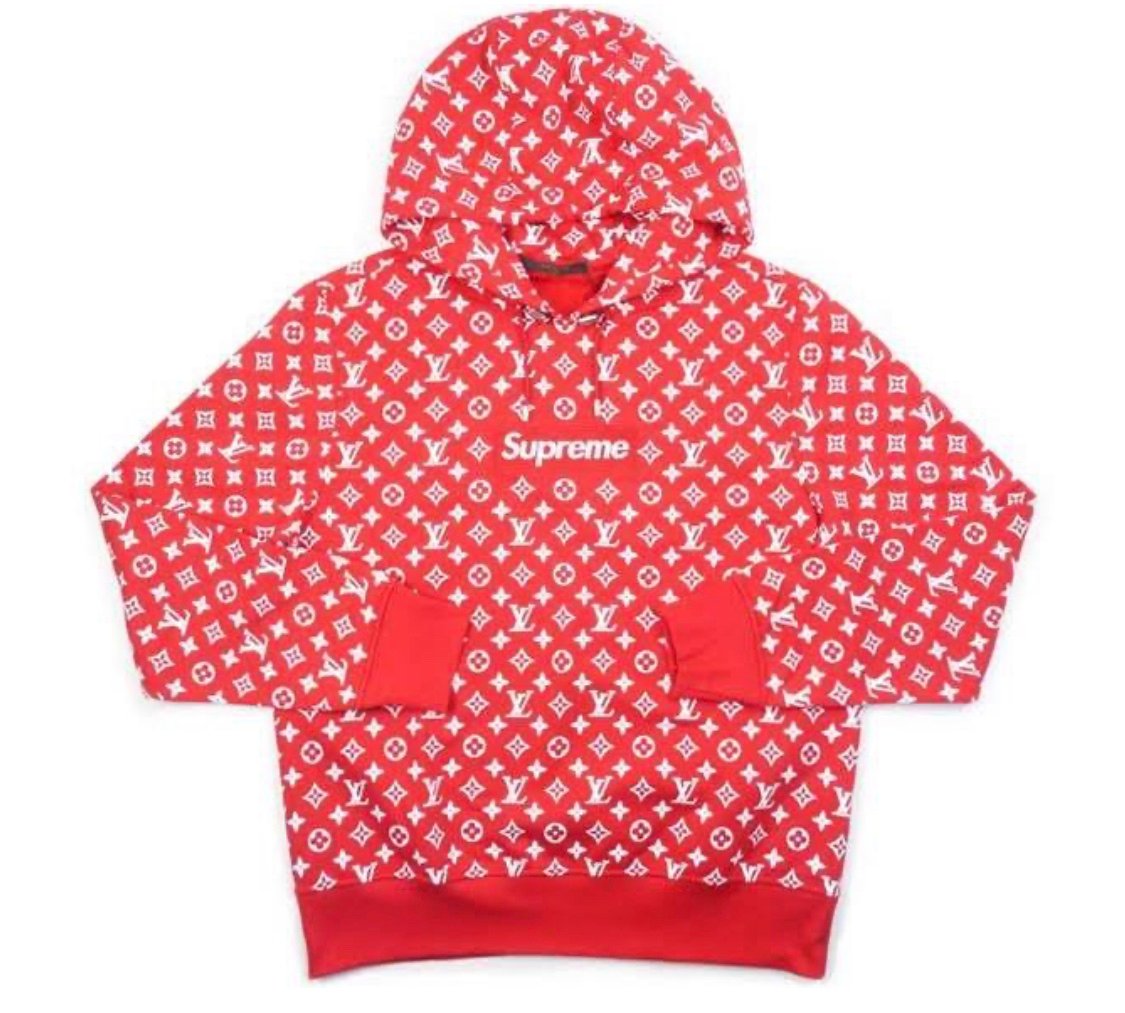 Tổng hợp với hơn 54 về louis vuitton supreme red hoodie hay nhất   cdgdbentreeduvn