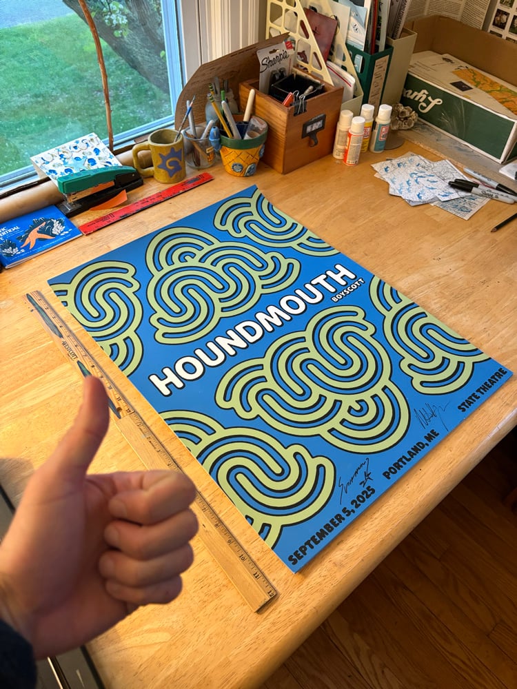 Image of Signed Houndmouth / Boyscott Posters 