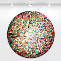 Image 1 of ‘Grounded’ - round painting MADE2ORDER