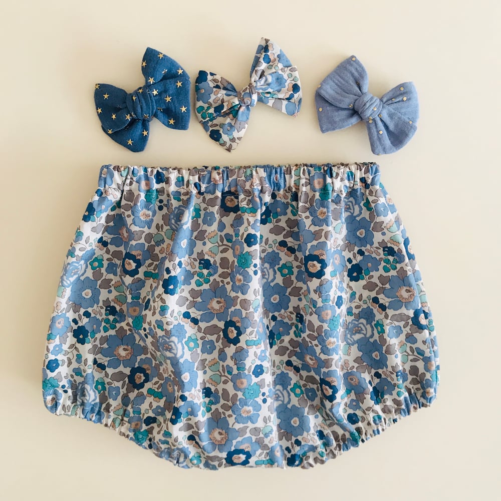 Image of Bloomer & petite jupe Liberty Betsy Centaurée