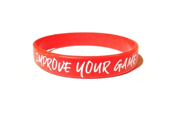 Image of Pulsera Improve Your Game RED