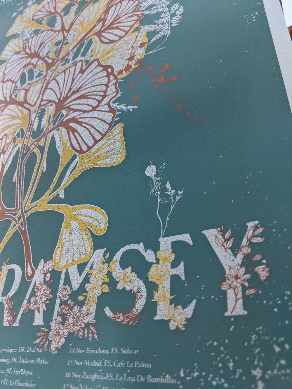 Tyler Ramsey, European Tour Poster, 2019