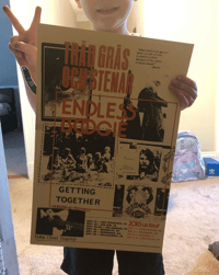 Endless Boogie / Trad Gras Och Stenar 2018 Tour Poster
