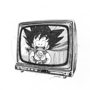 Image of Dragon Ball 30 ans Doodle (Original Drawing)