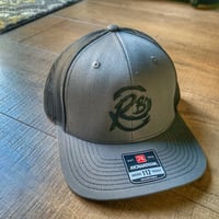 RB Baits Logo Hat Charcoal/ Black Richardson 112