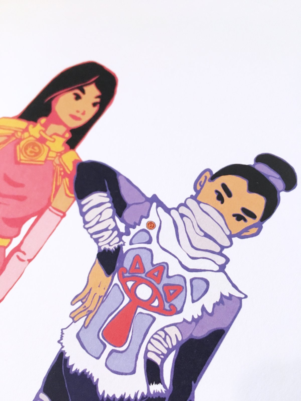 Image of Sheik and Zelda...but Mulan