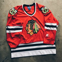 Original 90’s Starter Chicago Blackhawks Jersey.