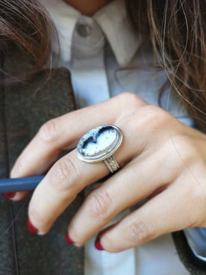 Image of Bague Merlinite taille 53.5 - ref. 5664