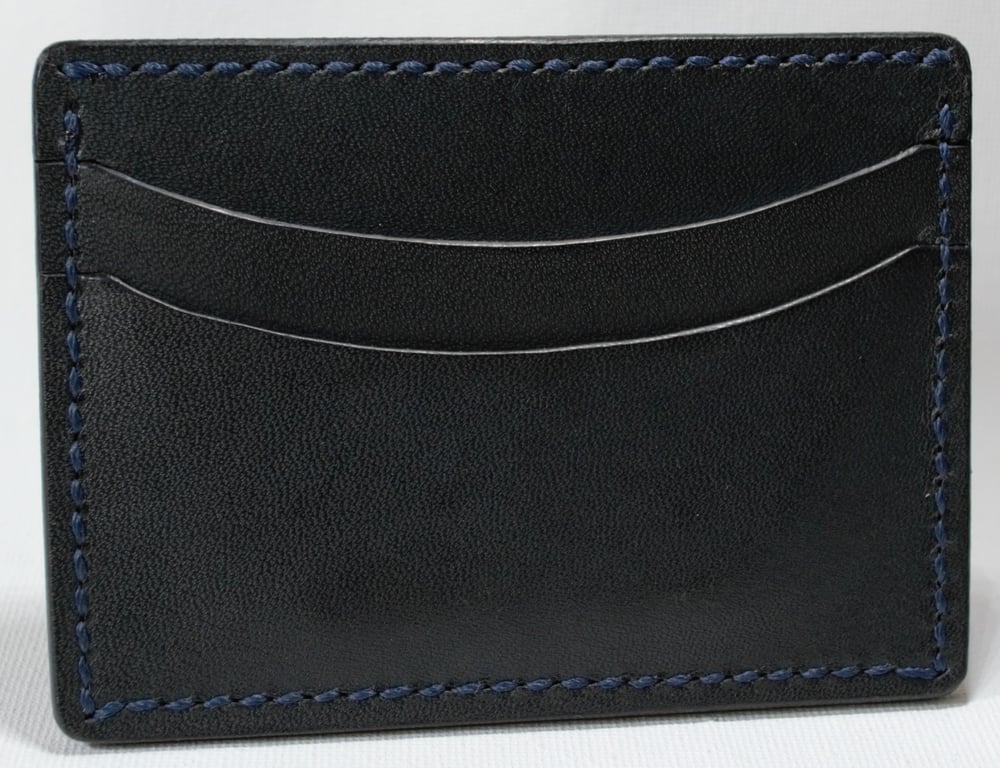 Image of 5 Pocket Dark Slate Minimalist Card Holder CH001