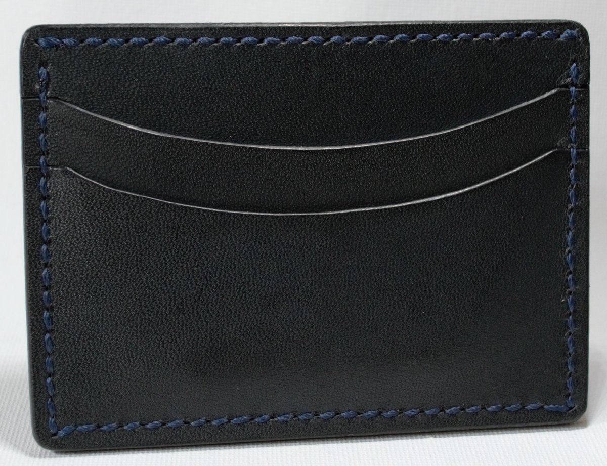 Image of 5 Pocket Dark Slate Minimalist Card Holder CH001