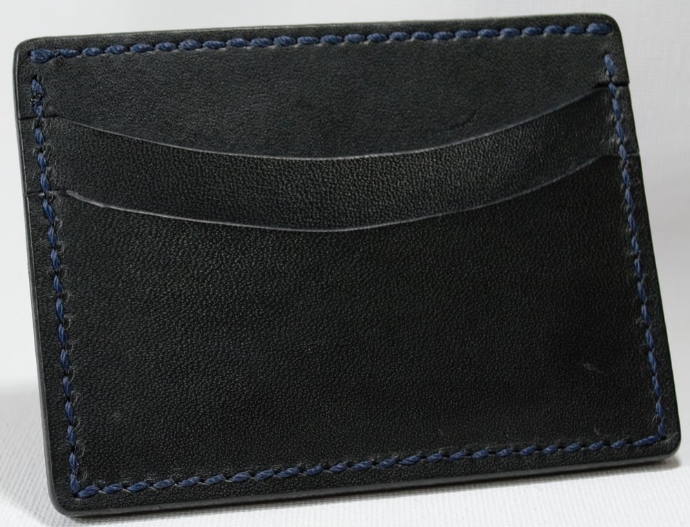 Image of 5 Pocket Dark Slate Minimalist Card Holder CH003