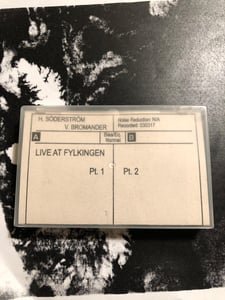 Image of  H. Söderström + V. Bromander ‎– Live At Fylkingen CS