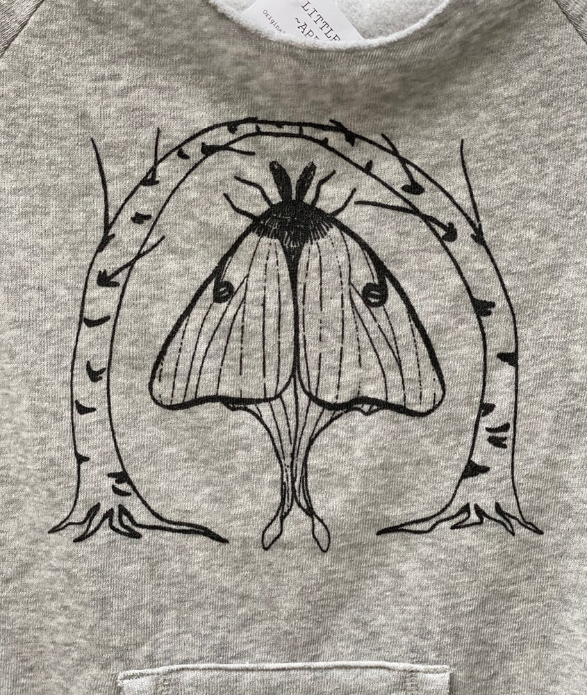 Image of Luna Moth - women’s eco fleece sweatshirt