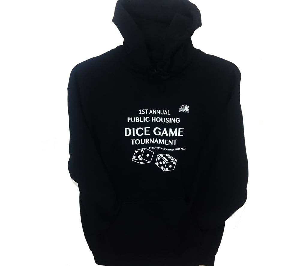 Image of (PHST DICE GAME HOODIE BLACK) *LIMITED*