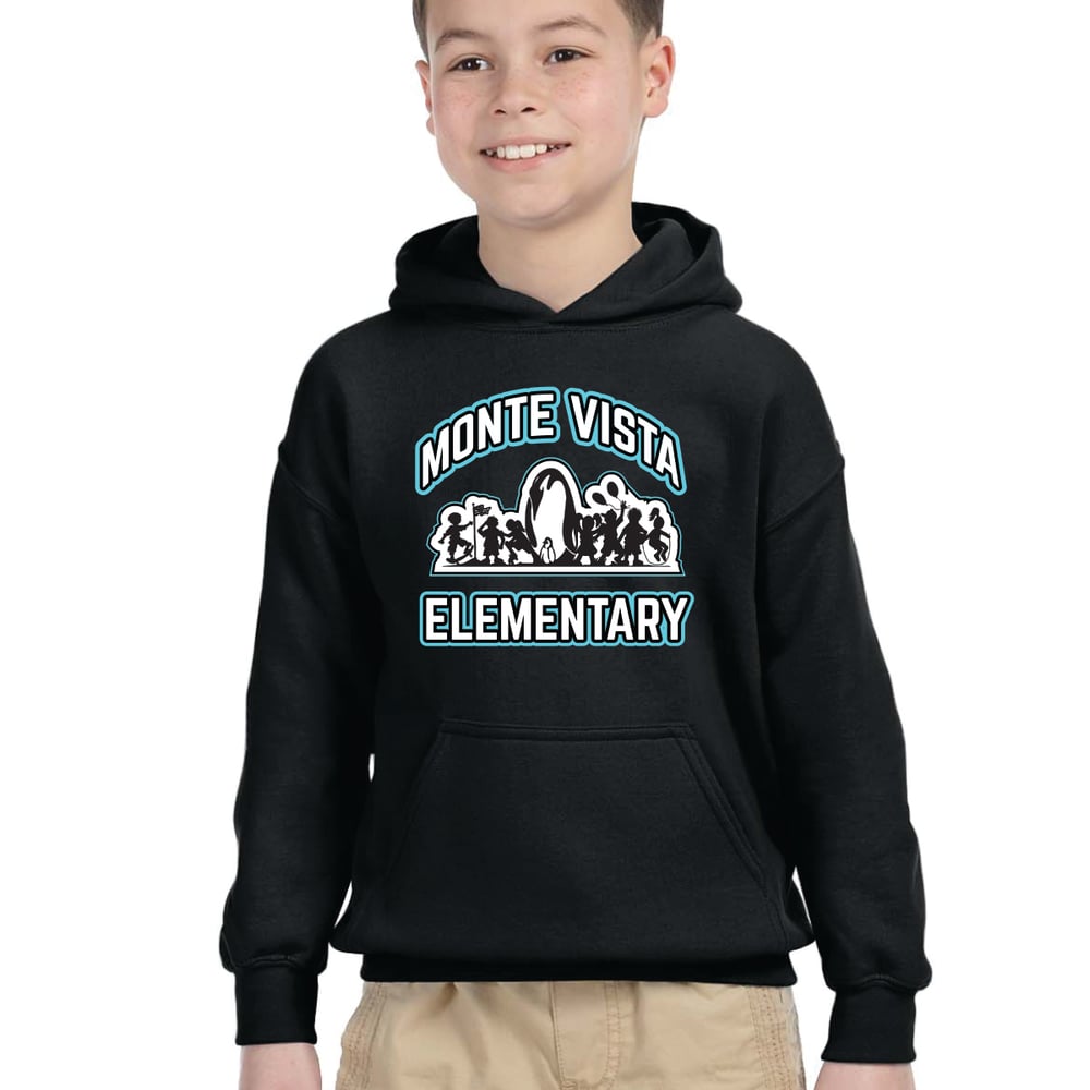 Image of Monte Vista Elementary - Youth Hooded Pull-over Sweatshirt