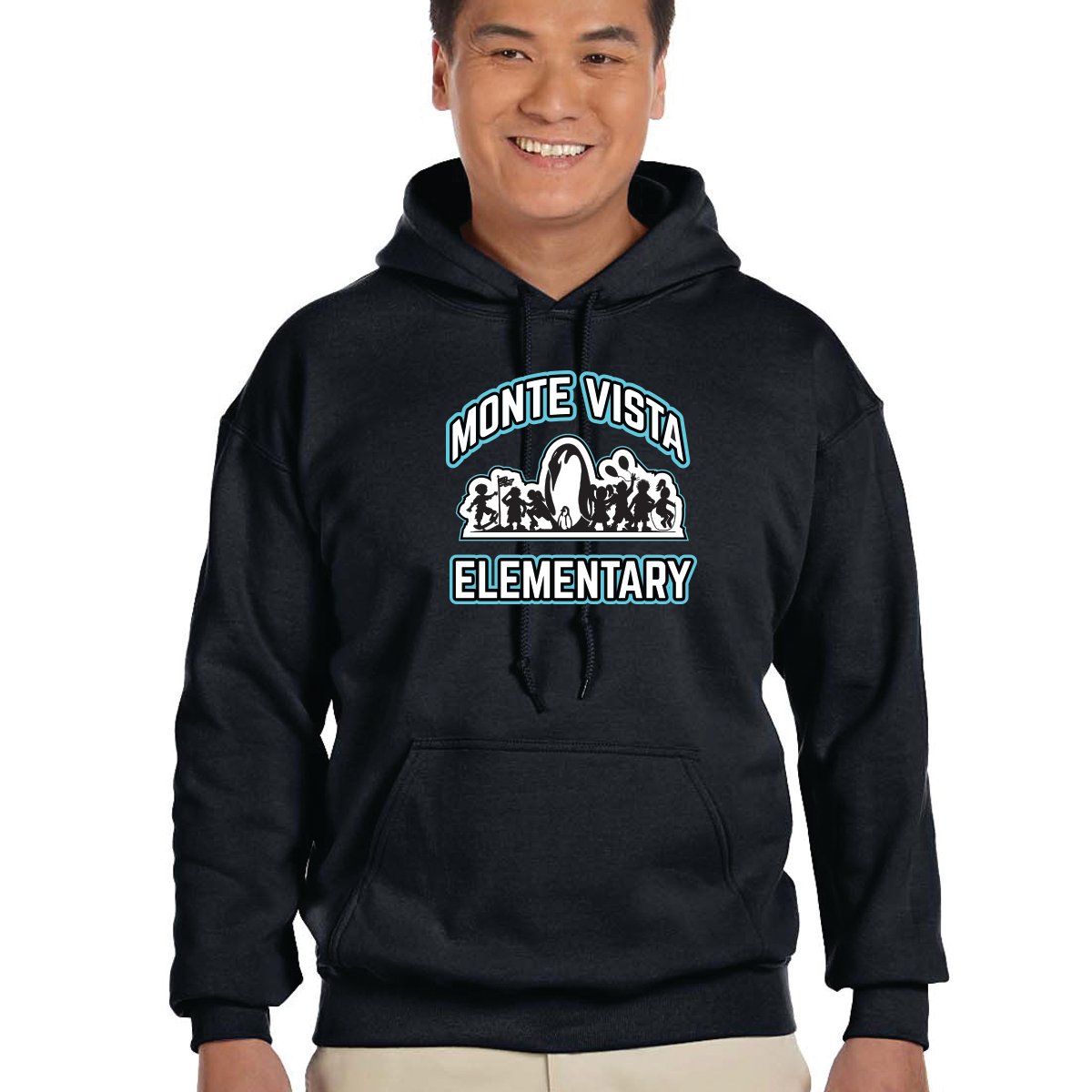 Image of Monte Vista Elementary - Mens / Unisex Hooded Pullover Sweat Shirt